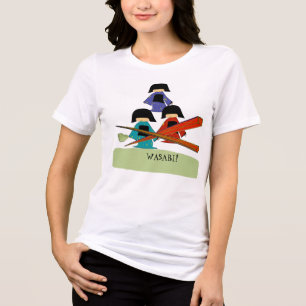 T-SHIRT  EN TRI-MATIÈRE WASABI !