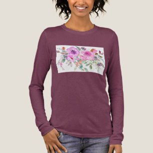 T-shirt En Tri-matière Watercolor Bouquet