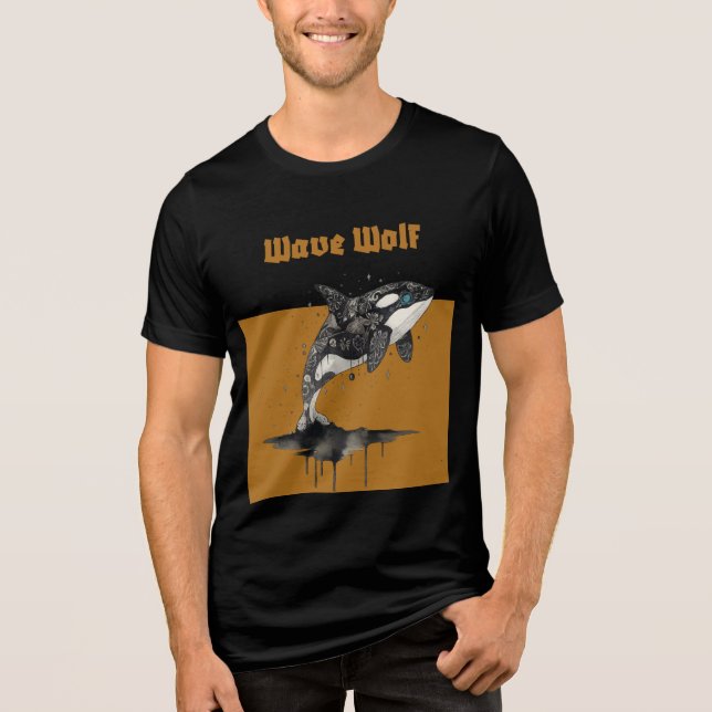 T-shirt En Tri-matière Wave Wolf (Recto)