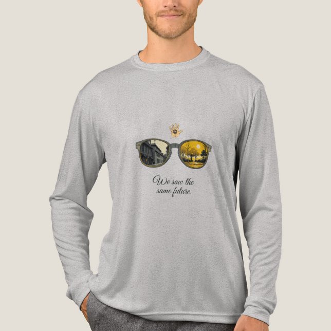 T-shirt En Tri-matière We saw the same future (Recto)