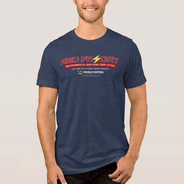 T-shirt En Tri-matière Wear Red. Honor the Deployed. Bolt Edition. (Recto)
