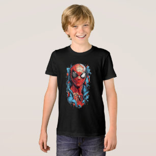 T-shirt En Tri-matière Web Hero Burst – Style Bande Dessinée