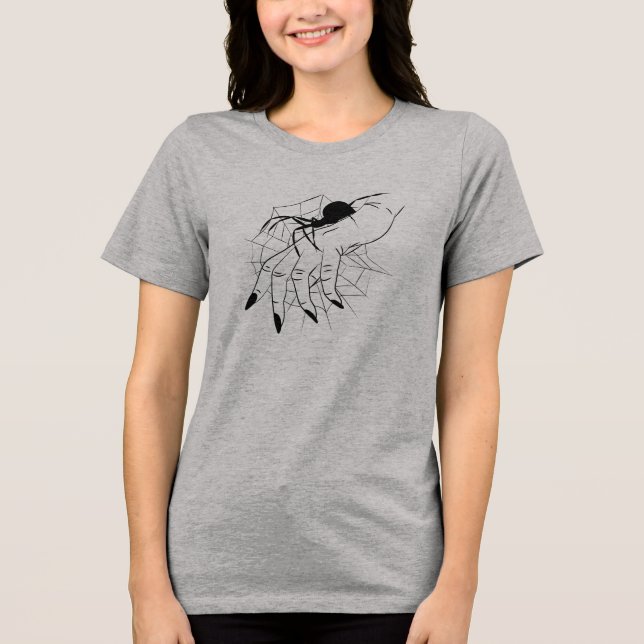T-shirt En Tri-matière Web Spider & Illustration manuelle (Recto)