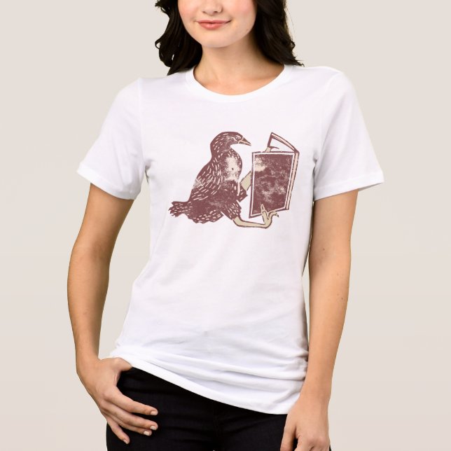 T-shirt En Tri-matière Weka Bird Lire un livre (Recto)