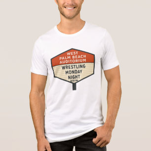 T-shirt En Tri-matière West Palm Beach Auditorium Marquee Lutte Chemise
