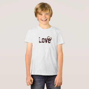 T-shirt En Tri-matière Western Slick Motif 2 coeur ouvert