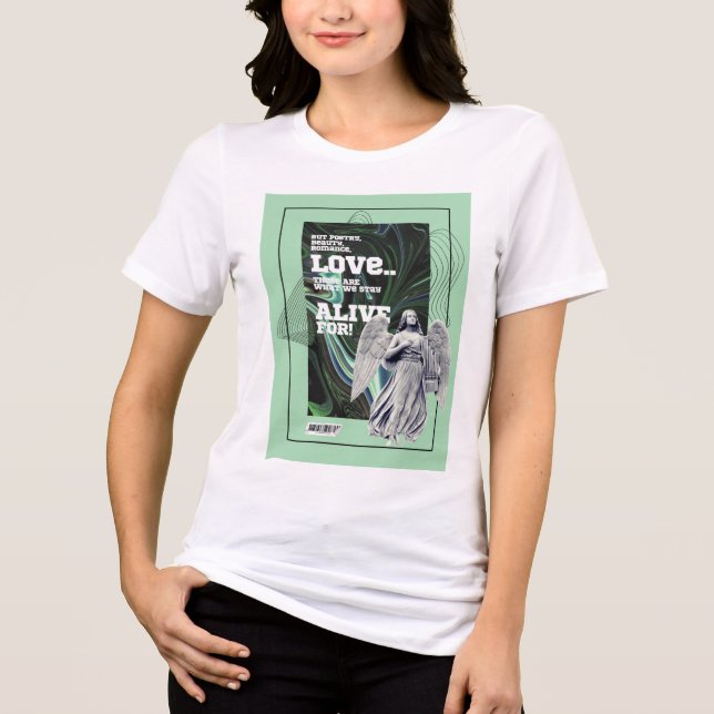 T-shirt En Tri-matière  What We Stay Alive For Poetry T-Shirt (Recto)