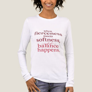 T-shirt En Tri-matière When Fierceness Meets Softness – Inspirational Bal
