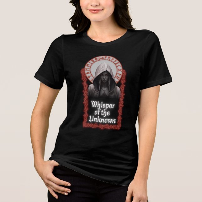 T-shirt En Tri-matière Whisper of the Unknown - Dark Gothic (Recto)