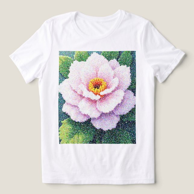 T-shirt En Tri-matière Whisper Rose (Design Recto)