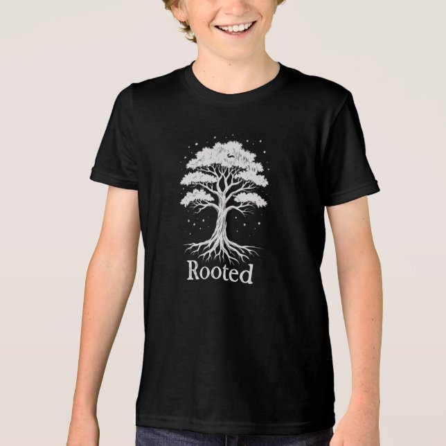 T-shirt En Tri-matière Whispering Roots Nature Art (Recto)