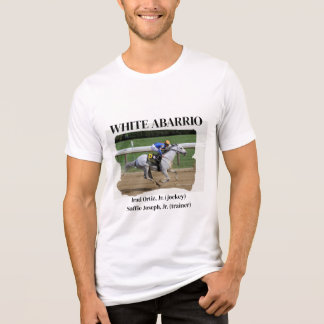 T-SHIRT  EN TRI-MATIÈRE WHITE ABARRIO & IRAD ORTIZ, JR.