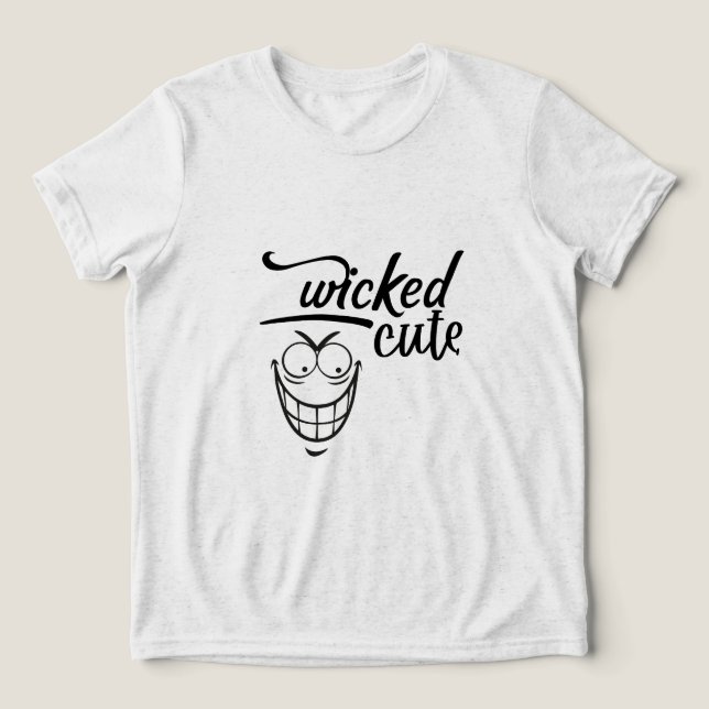 T-shirt En Tri-matière wicked cute design  (Design Recto)