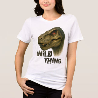 T-shirt En Tri-matière Wild Thing -conception de Maaya_Prints, Femme
