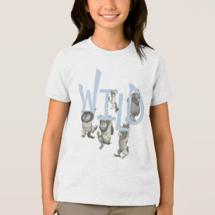 T-shirt En Tri-matière WILD   Wild Things et Max - Bleu