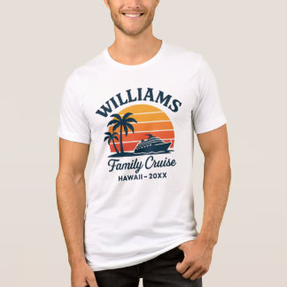 T-shirt En Tri-matière Williams croisière vacances tropicales Hawaï navir