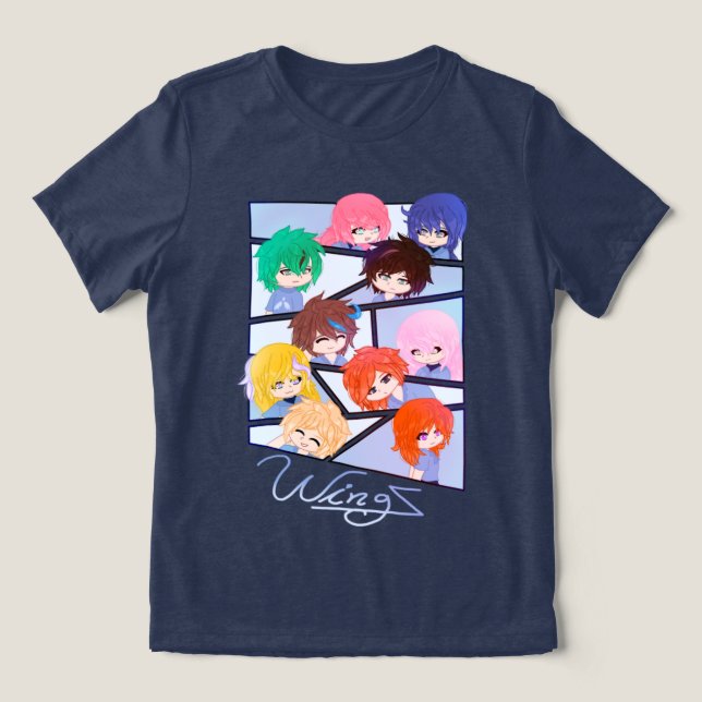 T-shirt En Tri-matière Wingz Multi Personnages (Design Recto)