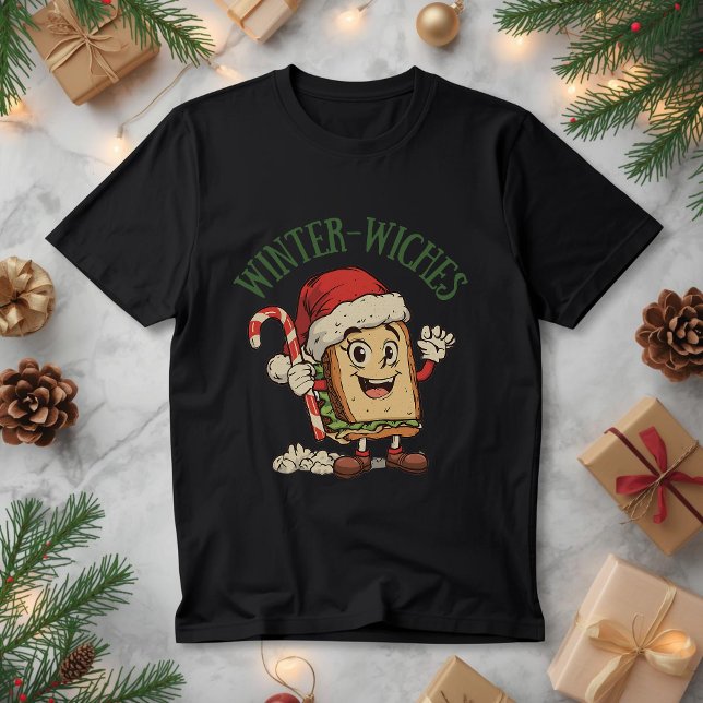 T-shirt En Tri-matière Winter-Wiches – Funny Christmas Sandwich Pun (Créateur téléchargé)