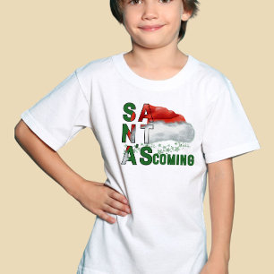T-shirt En Tri-matière Winter Wonderland Santa Hat Children
