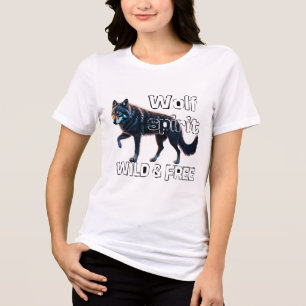 T-shirt En Tri-matière Wolf Spirit : Sauvage et libre