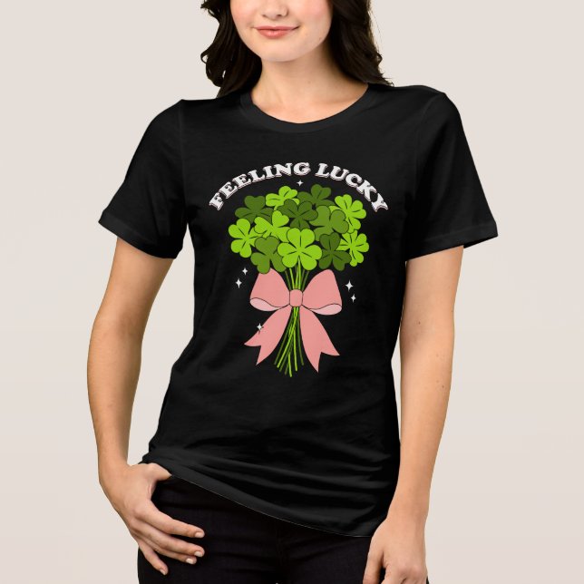 T-shirt En Tri-matière Women’s cute St.Patrick’s Day (Recto)