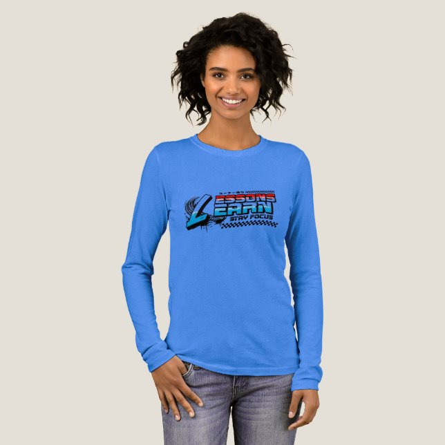 T-SHIRT  EN TRI-MATIÈRE WOMEN'S FOCUS LESSONS LEARN TR-BLEND LONG SLEEVE  (Recto complet)