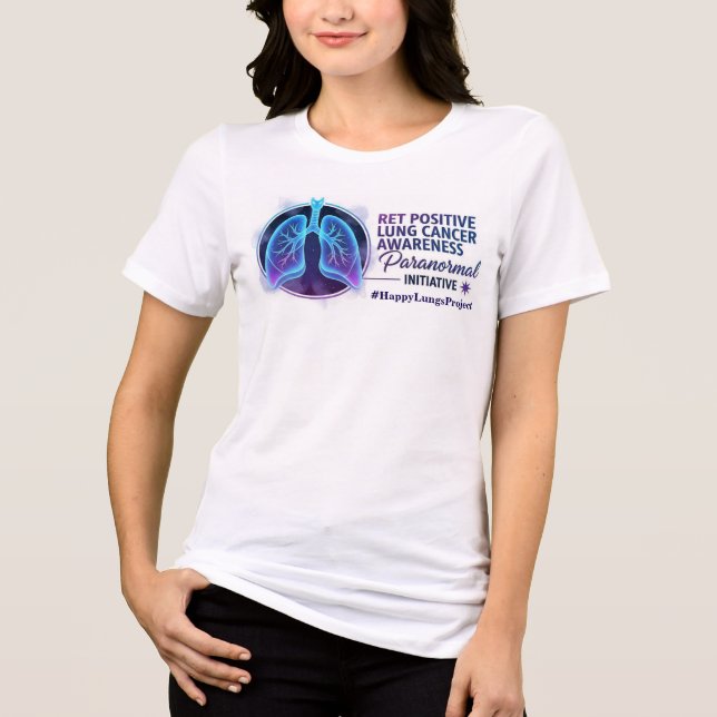 T-shirt En Tri-matière Women's Happy Lungs Project Fundraiser Shirt v3 (Recto)