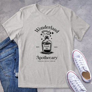 T-shirt En Tri-matière Wonderland Apothecary Logo Bookish Graphic