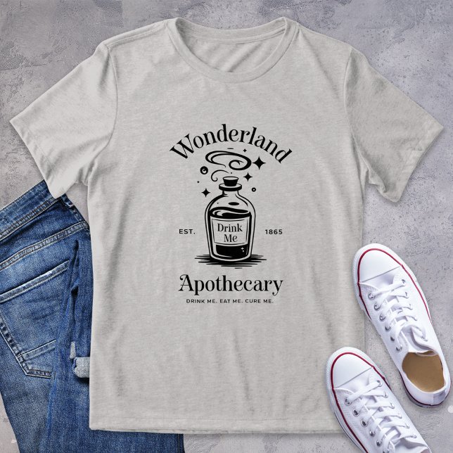 T-shirt En Tri-matière Wonderland Apothecary Logo Bookish Graphic (Créateur téléchargé)