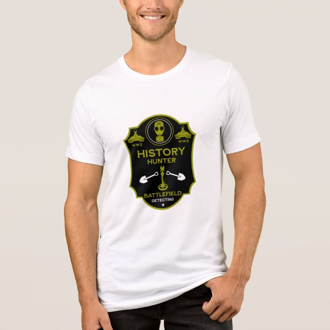 T-shirt En Tri-matière WW2 Trench Battlefield Metal Detectorist (Recto)