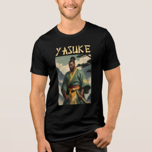 T-shirt En Tri-matière Yasuke Black Samurai Cadeau Martial