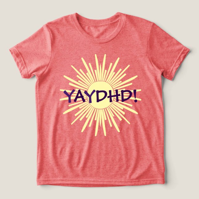 T-SHIRT  EN TRI-MATIÈRE YAYDHD  (Design Recto)