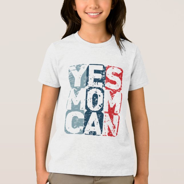 T-shirt En Tri-matière Yes Mom Can (Recto)