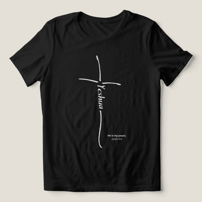 T-shirt En Tri-matière Yeshua Croire messianique Croyant hébreu Torah (Design Recto)