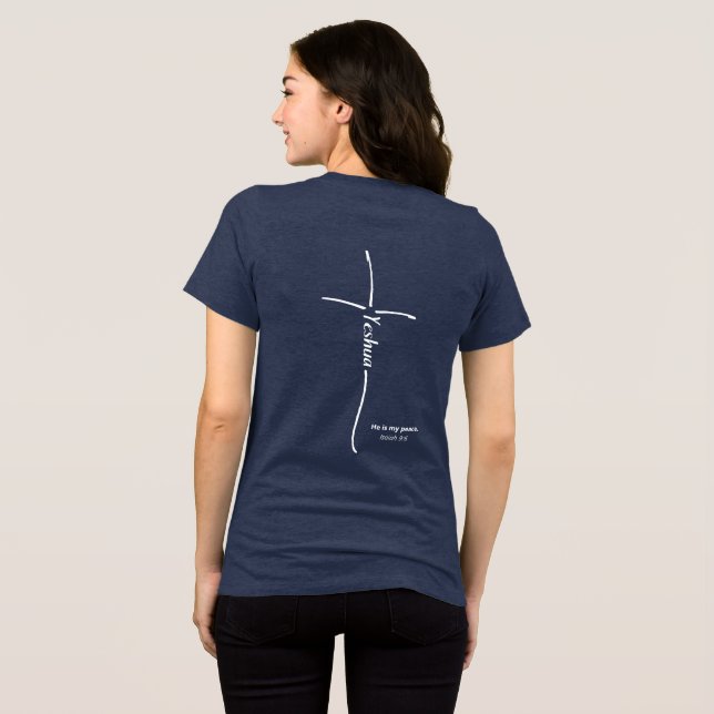 T-shirt En Tri-matière Yeshua Croire messianique Croyant hébreu Torah (Verso intégral)
