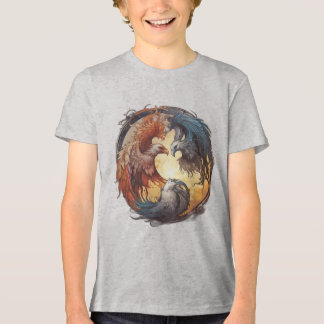 T-shirt En Tri-matière Yin Yang Phoenix - Renaissance par l'équilibre