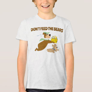 T-shirt En Tri-matière Yogi Bear et Boo-Boo Pique-nique Panique