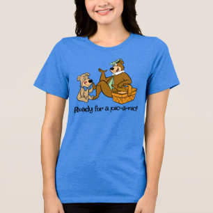 T-shirt En Tri-matière Yogi Bear et Boo-Boo pique-nique Snack