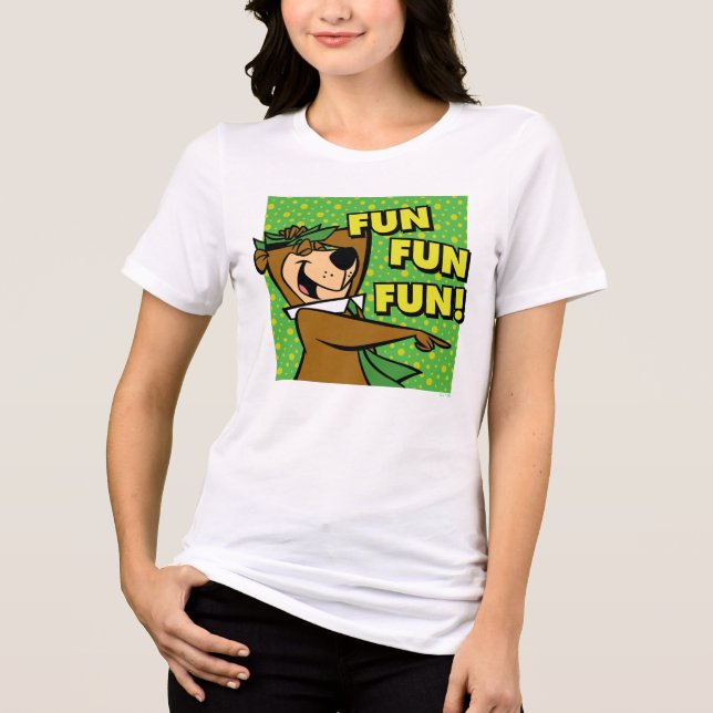 T-shirt En Tri-matière Yogi Bear Fun Amusant (Recto)