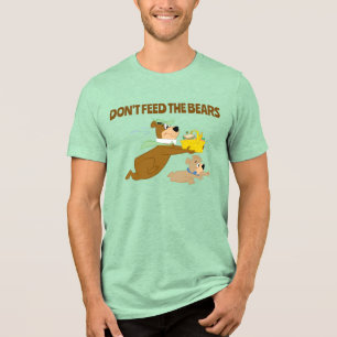 T-shirt En Tri-matière Yogi l'ours et Boo-Boo en panique de pique-nique