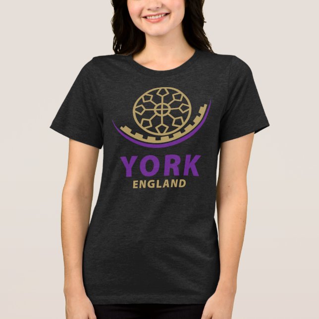 T-shirt En Tri-matière York England United Kingdom (Recto)