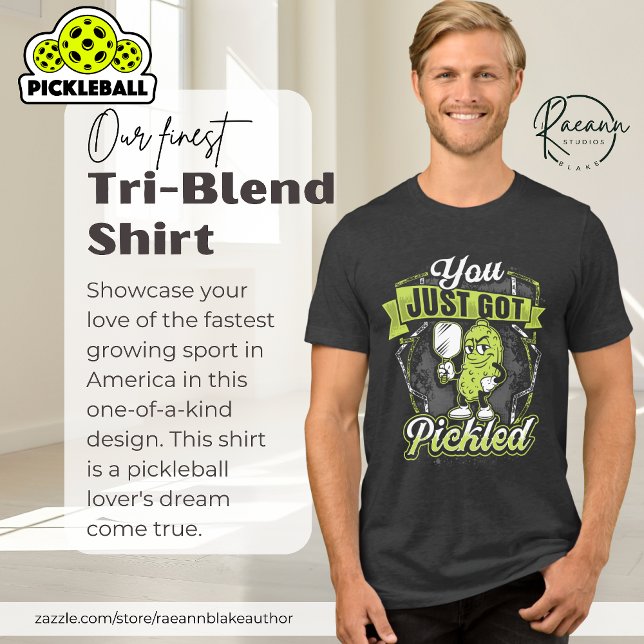 T-shirt En Tri-matière "You Just Got Pickled" Pickleball Unisex  (Créateur téléchargé)