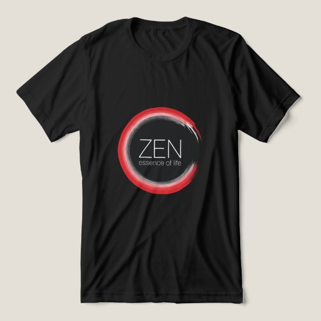 T-shirt En Tri-matière Zen rouge (Design Recto)