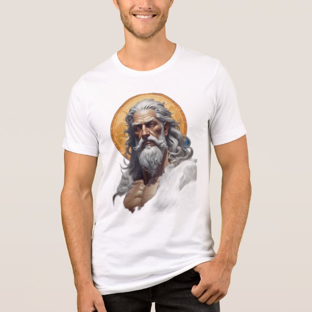 T-shirt En Tri-matière Zeus puissant - Dieu du Tonnerre (Recto)