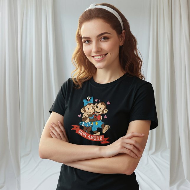 T-shirt En Tri-matière Zina and Mimo, mon amour (Créateur téléchargé)