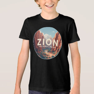 T-shirt En Tri-matière Zion National Park Utah