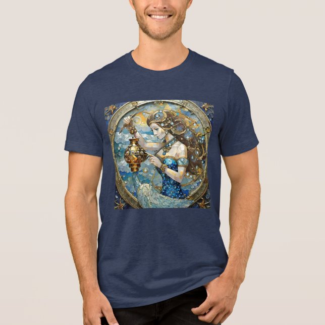 T-shirt En Tri-matière Zodiac - Aquarius Le Porteur D'Eau (Recto)