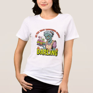 T-shirt En Tri-matière Zombie Grandma - Sweet Halloween Darling