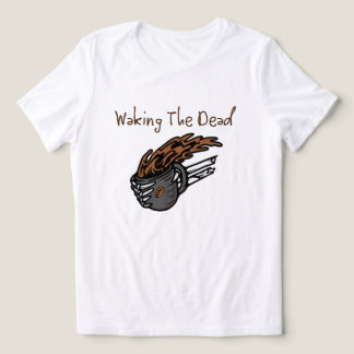 T-shirt En Tri-matière Zombie Hand Coffee Spilling Tee | Halloween Humor