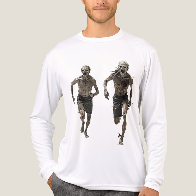 T-shirt En Tri-matière zombies courant (Recto)